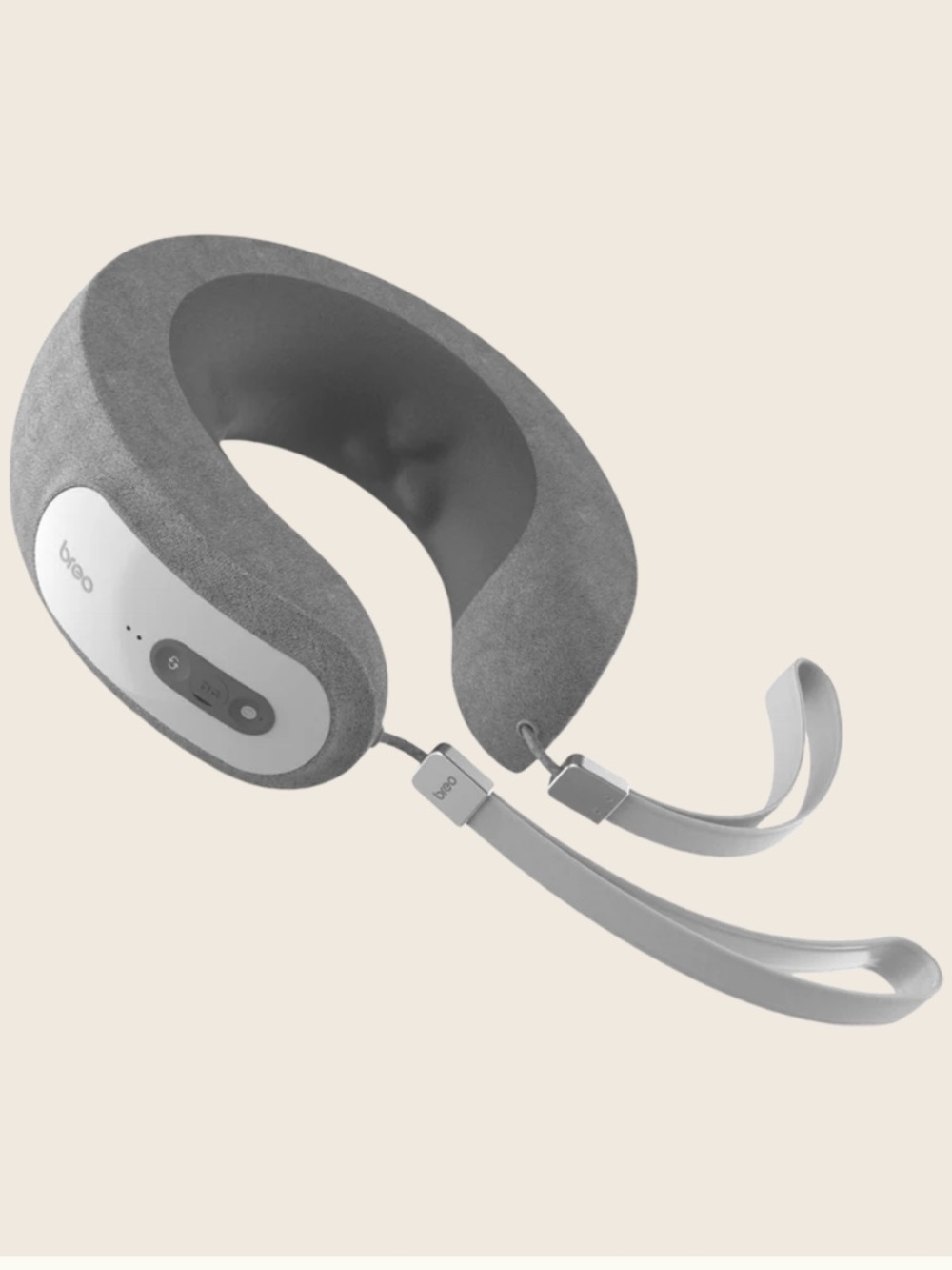 BREO iNeck 3 Pro Neck Massager Shiatsu Grey White
